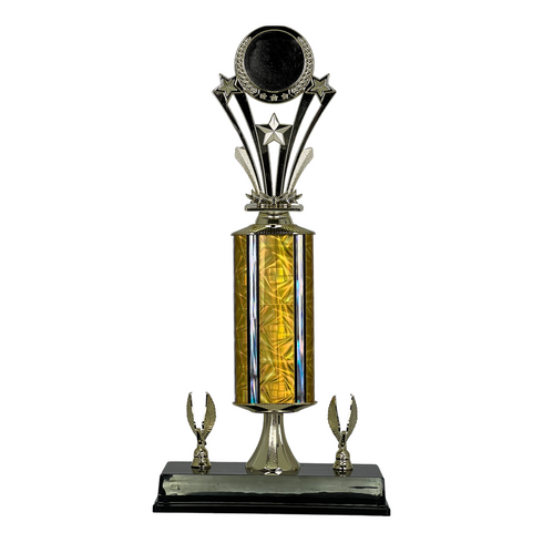 Trofeo de Tubo con Figura Serie 441 de Estrella Holder